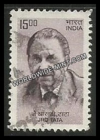 INDIA JRD TATA 10th Series(15 00 ) Definitive Used Stamp