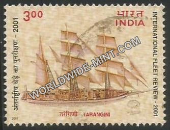 2001 International Fleet Review 2001-Tarangini Used Stamp