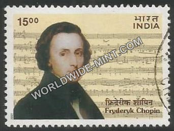 2001 Fryderyk Chopin Used Stamp