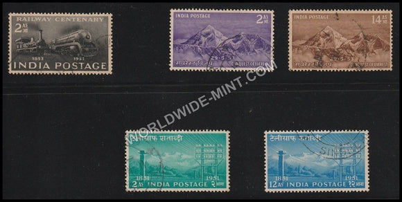 1953 INDIA Complete Year Pack Used