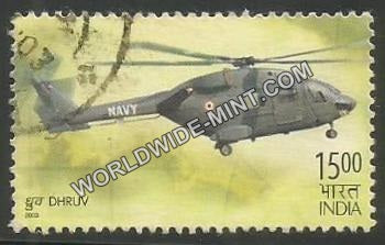 2003 Aero India-Dhruv Used Stamp