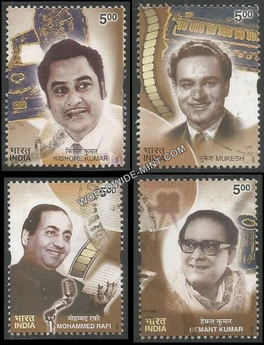 2003 Golden Voice of Yesteryears-Set of 4 Used Stamp