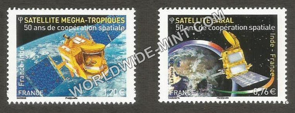 2015 France India Joint Issue Stamp set
