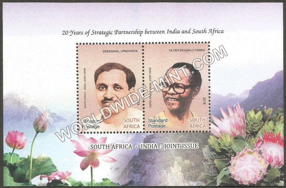 2018 South Africa India Joint Issue-Deendayal MS Unissued Very Rare