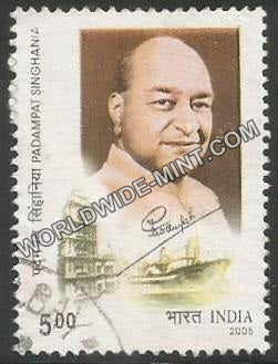 2005 Padampat Singhnia Used Stamp