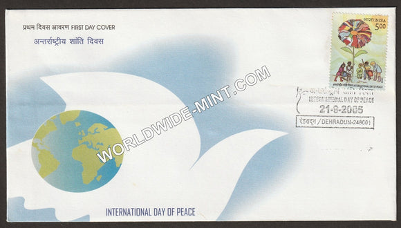 2005 International Day of Peace FDC