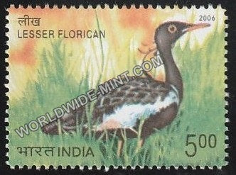2006 Endangered Birds-Lesser Florican MNH