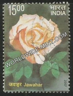 2007 Fragrance of Roses - Jawahar Used Stamp