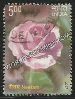2007 Fragrance of Roses - Neelam Used Stamp