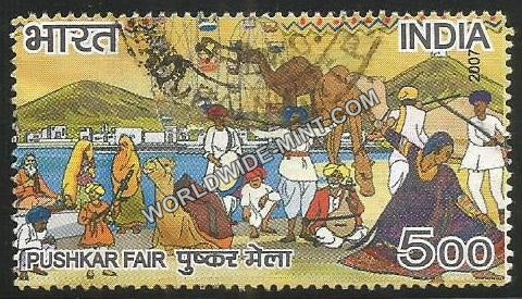 2007 Fairs of India-Pushkar Fair Used Stamp