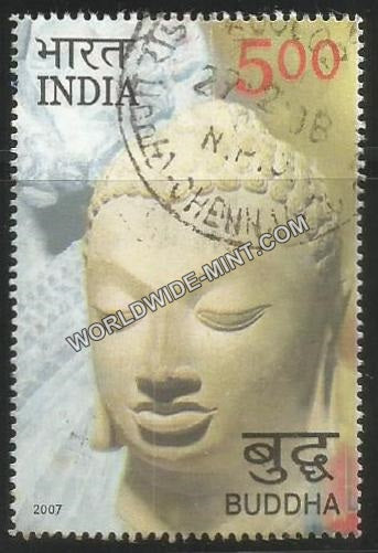 2007 Buddha-Meditating Buddha Used Stamp