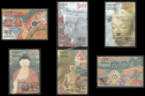 2007 Buddha-Set of 6 Used Stamp
