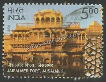 2009 Heritage Monuments Preservation by INTACH - Jaisalmer Fort Used Stamp