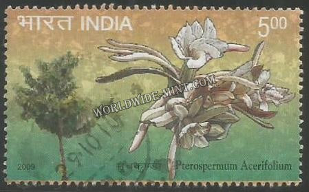 2009 Pterospermum Acerifolium Used Stamp