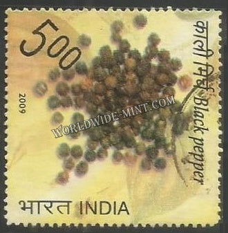 2009 Spices of India - Black Pepper Used Stamp