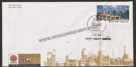 2009 INDIA 50 Years of Indian Oil FDC
