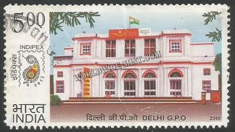 2010 Postal Heritage Buildings - Delhi GPO Used Stamp
