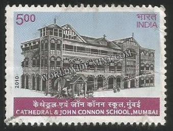 2010 Cathedral & John Connon School, Mumbai Used Stamp