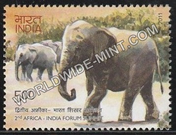 2011 2nd Africa India Froum Summit-Indian Elephant MNH