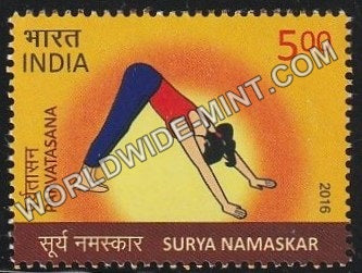 2016 Surya Namaskar-Parvatasana MNH