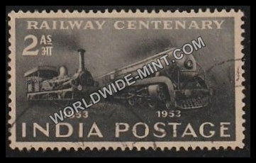 1953 Railway Centenary Used Stamp