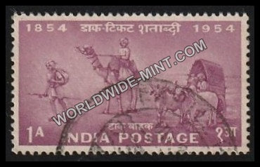 1954 Postage Stamps Centenary- Mail Transport 1854 Used Stamp