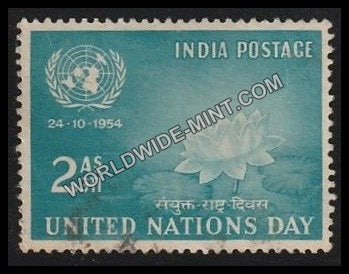 1954 United Nations Day Used Stamp