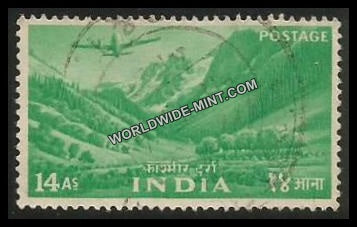 INDIA A Valley in Kashmir (North)  2nd Series(14a) Definitive Used Stamp