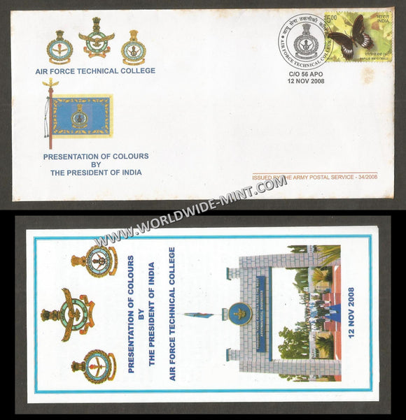2008 India AIR FORCE TECHNICAL COLLEGE COLOURS PRESENTATION APS Cover (12.11.2008)