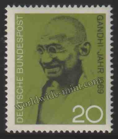 1969 Germany Gandhi Birth Centenary 1v Stamp #Gan418