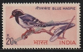 1968 Birds Series-Blue Magpie MNH