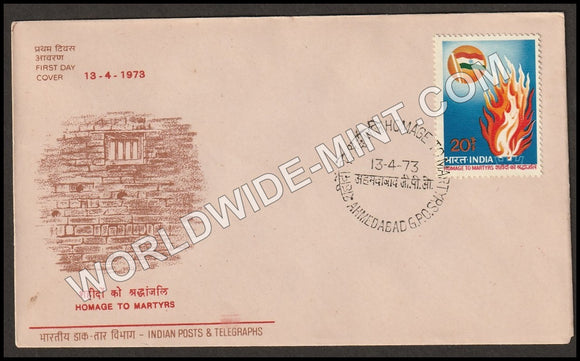 1973 Homage to Martyrs FDC