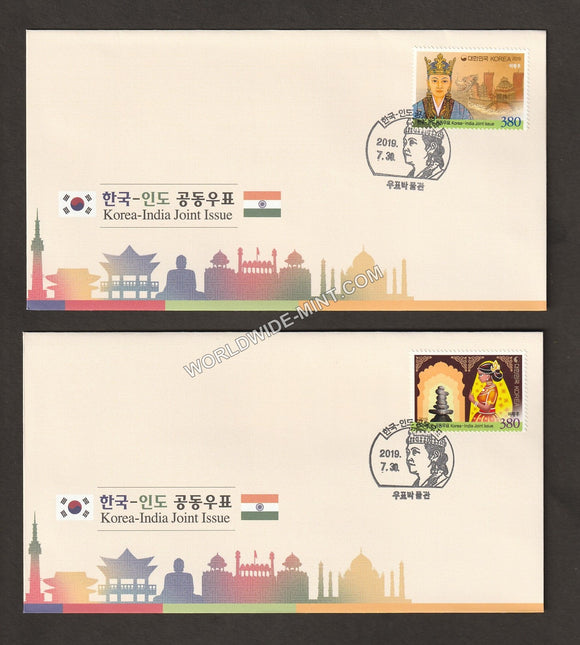 2019 Korea India Joint issue 2  FDC Set
