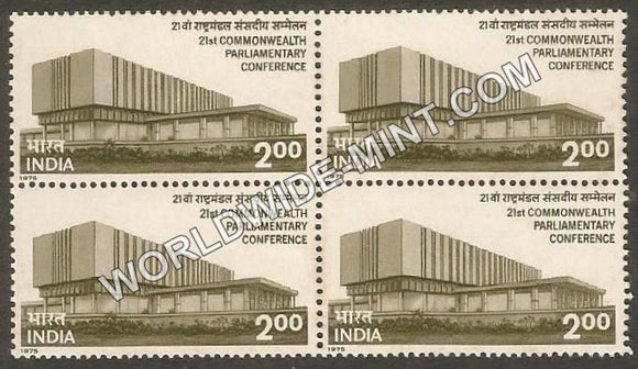 1975 21st Commonwealth Parliamentary Conference Block of 4 MNH