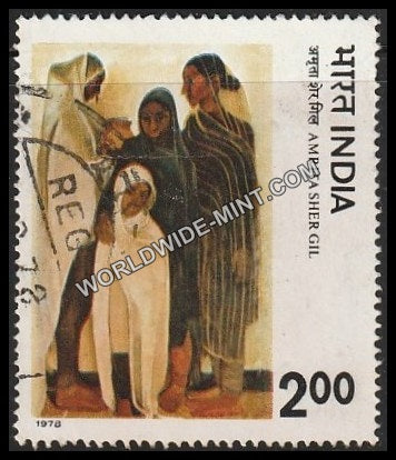 1978 Modern Indian Paintings-Amrita Shergil Used Stamp