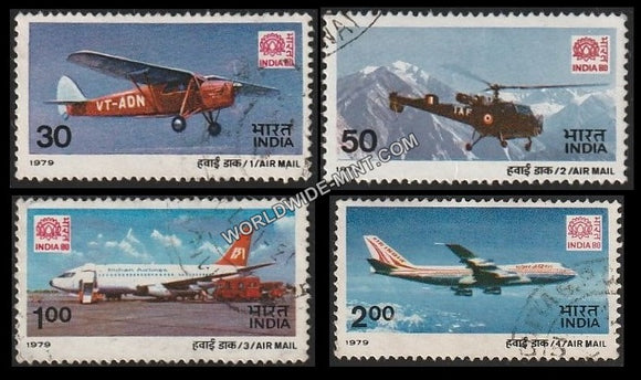 1979 Air Mail-Set of 4 Used Stamp