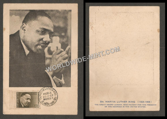 1969 Dr.Martin Luther King Private Maxim card #MC86