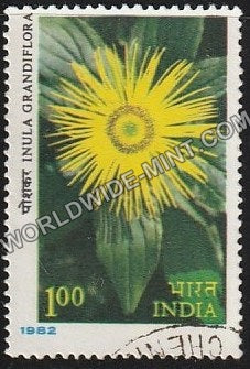 1982 Himalyan Flowers-Inula Grandiflora Used Stamp
