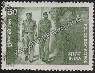 1982 Police Beat Patrol Used Stamp
