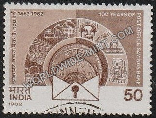 1982 100 Years of Post Office Savings Bank Used Stamp