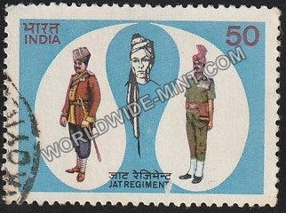 1983 Jat Regiment Used Stamp