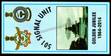 2014 INDIA 501 SIGNAL UNIT GOLDEN JUBILEE APS COVER (07.11.2014)