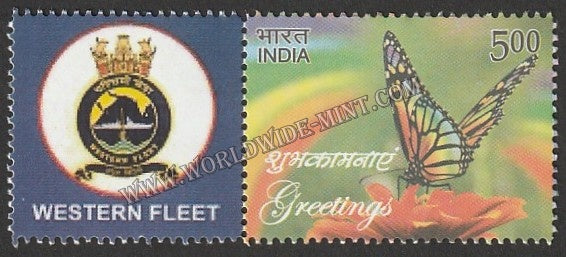INDIA Western Fleet My stamp #MYS-100