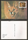1976 Indian Wild Life - Caracal Maxim card #MC101