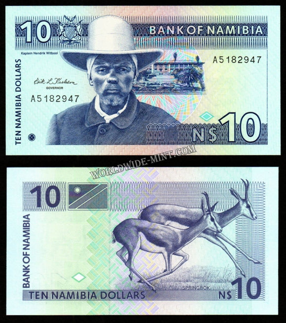 Namibia 10 Dollars 1993 UNC Bank Note #CN1014