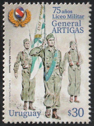 2022 Uruguay The 75th Anniversary of the General Artigas Military High School MNH #FOR-1018