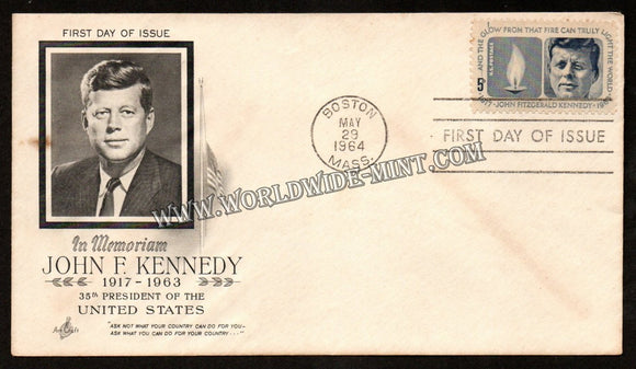 1964 USA John F.Kennedy FDC #FA101