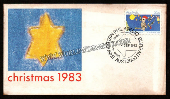 1983 Australia Christmas FDC #FA103