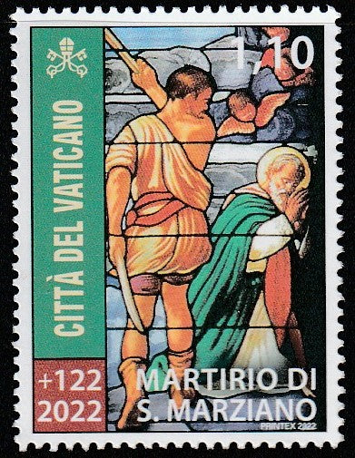 2022 Vatican City The 1900th Anniversary of the Martyrdom of St. Martian MNH #FOR-1043