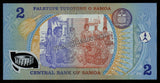 Samoa 2 Tala - 1990 P# 31c Prefix AAC, face completely lithographed COMMEMORATIVE Polymer UNC Bank Note #CN1052